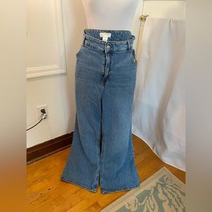 H&M wide leg jeans - lots of wear left!